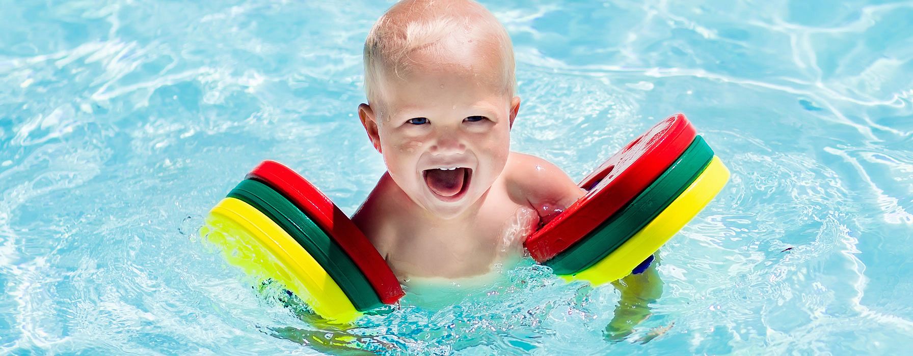 Baby in the pool