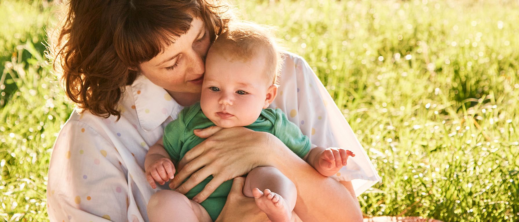 Mother with baby