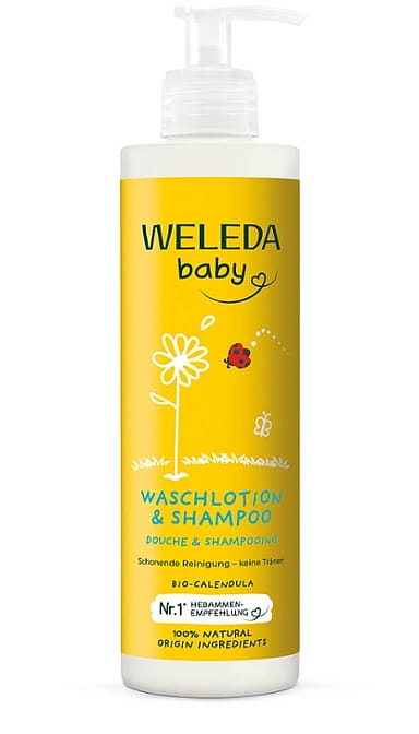 Bio körömvirágos natúr baba tusfürdő és sampon