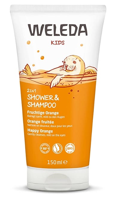 2in1 gyümölcsös narancs gyermek tusfürdő és sampon