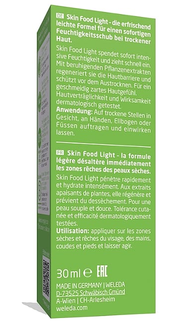 Skin Food Light gyorsan beszívódó, intenzív hidratáló bőrápoló krém arcra és testre