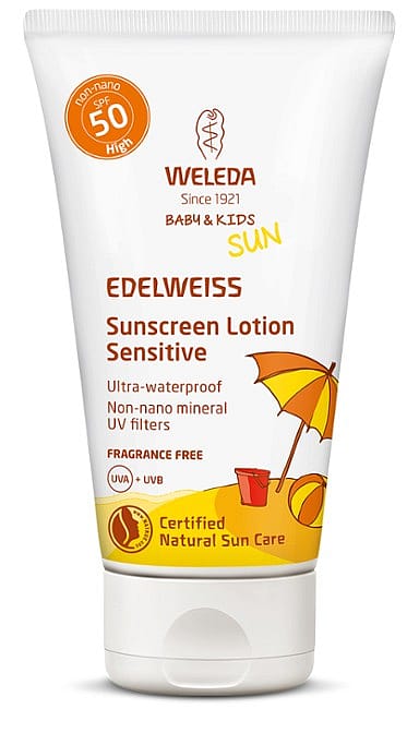 Havasi gyopár extra vízálló gyermek napozókrém érzékeny bőrre SPF50